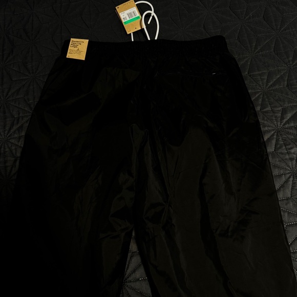 Nike Black Track Pants with White Swoosh Logo - Picture 3 of 6